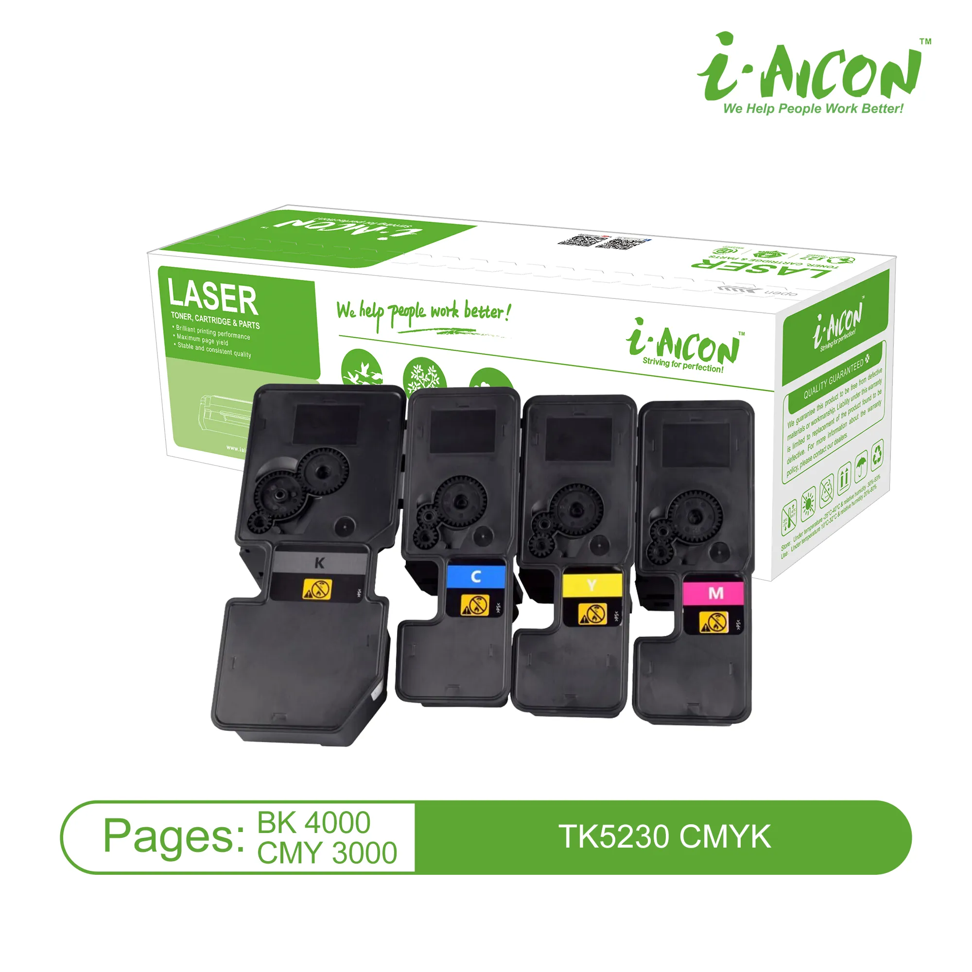 TK5230 Magenta Kyocera cartridge compatible Aicon 3.000 pages (With Chip)