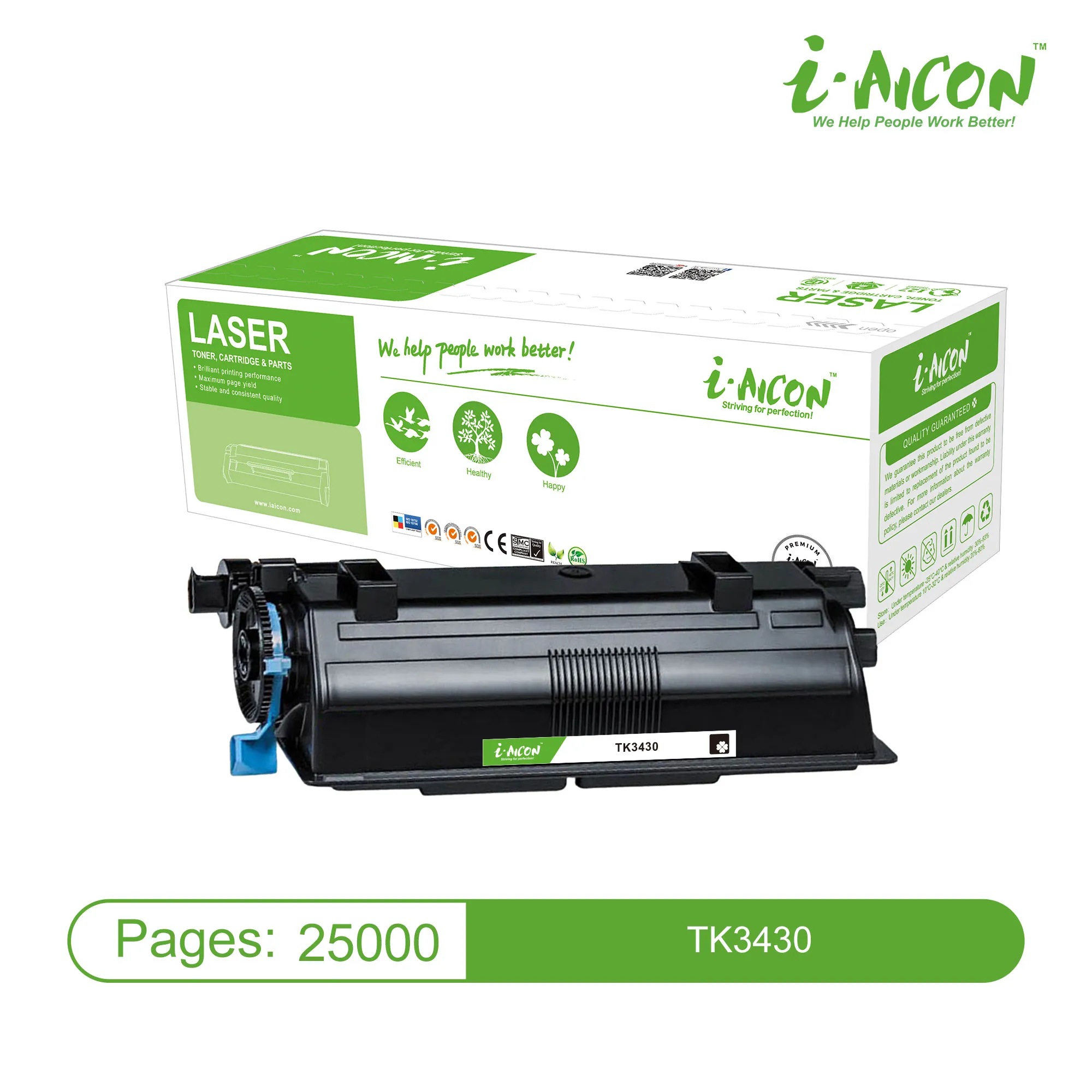 TK3430 Kyocera cartridge compatible Aicon 25.000 pages (With Chip)