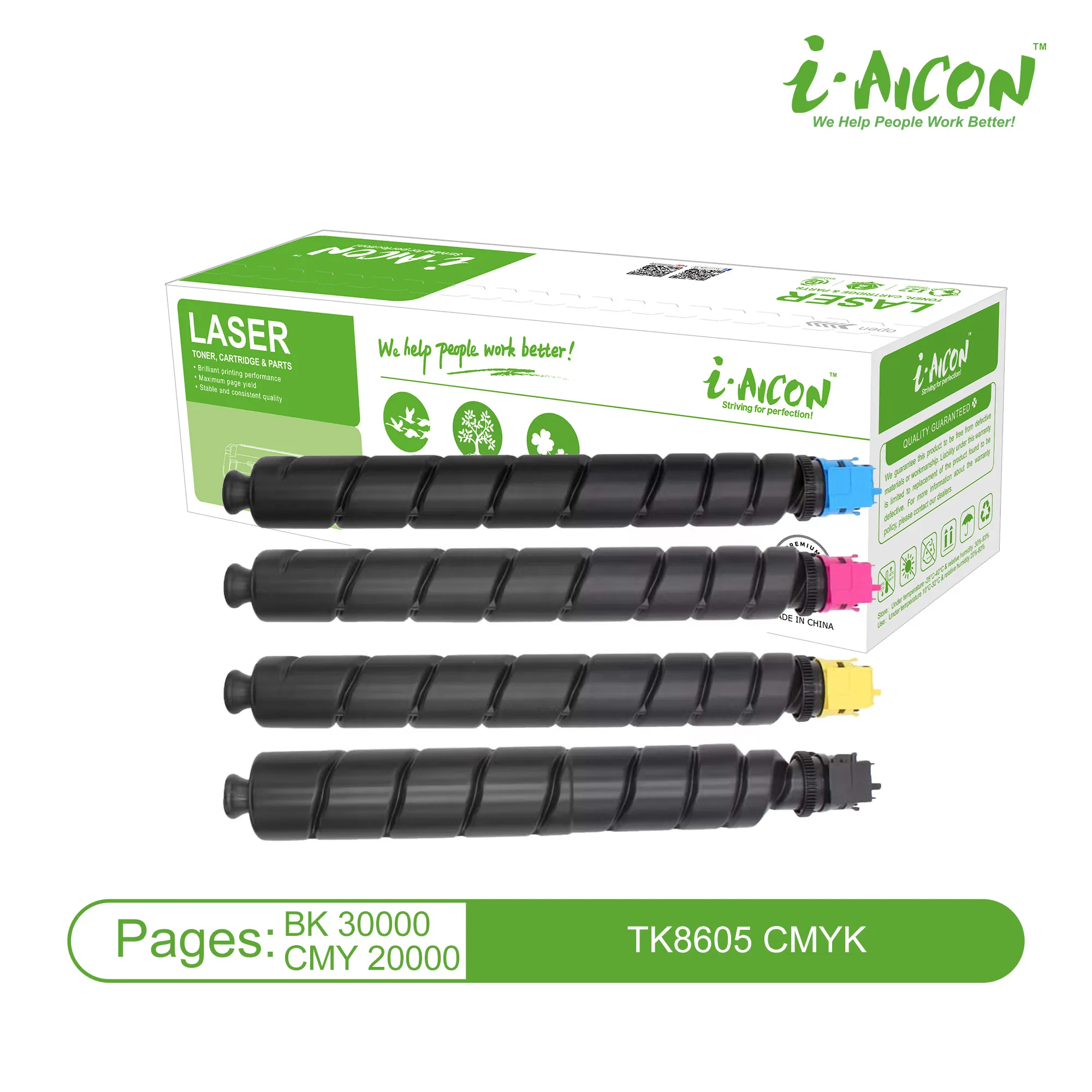 TK8605 Cyan Kyocera cartridge compatible Aicon 20.000 pages (With Chip)