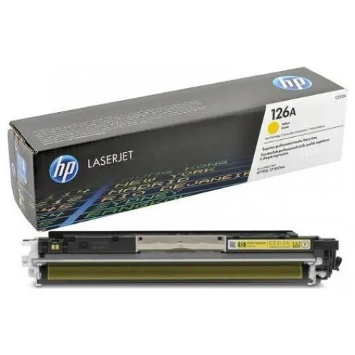HP 126A (CE312A) Yellow Cartridge for HP Сolor LaserJet Pro CP1025, Pro CP1025NW, 1000 p.