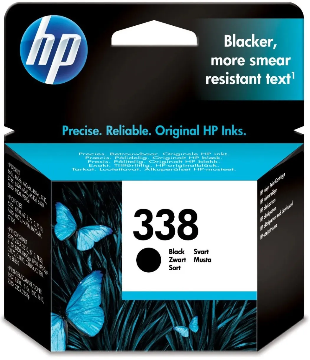 HP 338 (C8765EE) Black Ink Cartridge for HP DeskJet 460, 460c, 5740, 6540, 6620, 6840, 9800 450 p.