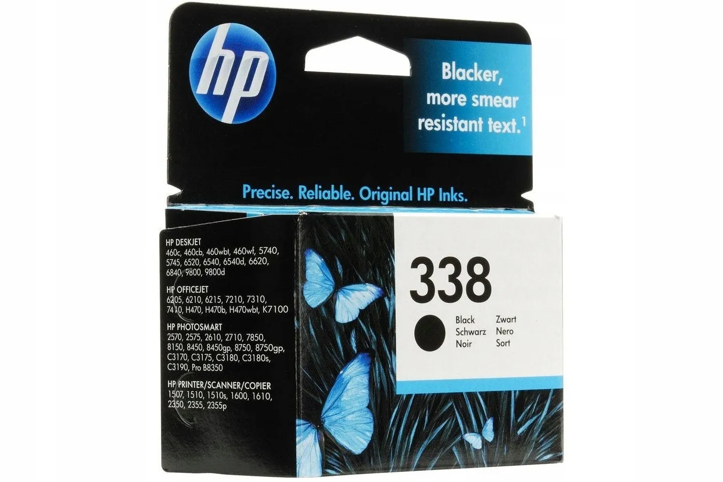 HP 338 (C8765EE) Black Ink Cartridge for HP DeskJet 460, 460c, 5740, 6540, 6620, 6840, 9800 450 p.