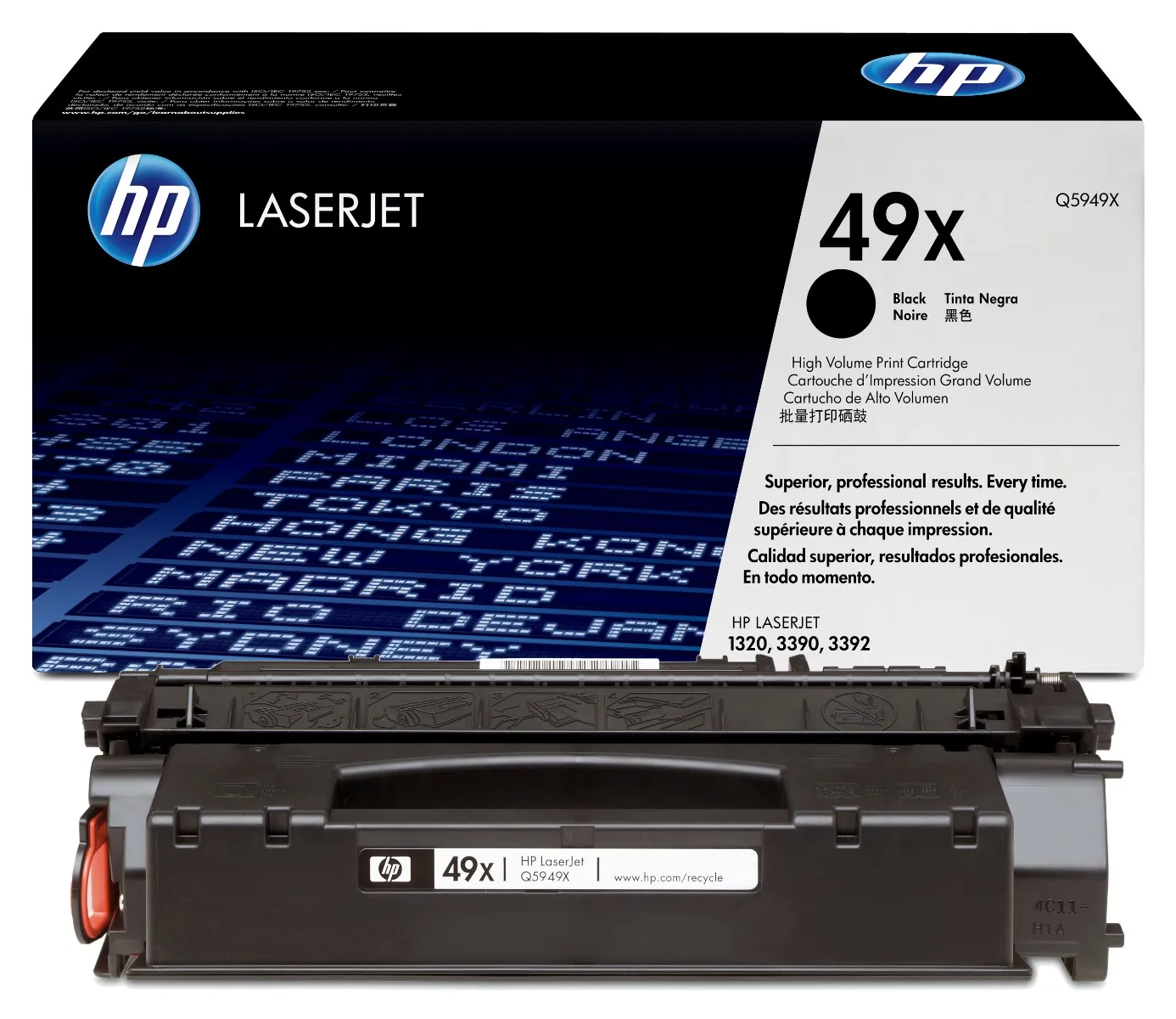 HP 49X (Q5949X) Black Cartridge for HP LaserJet 1160, 3392, 3390, 1320, 6000 p.