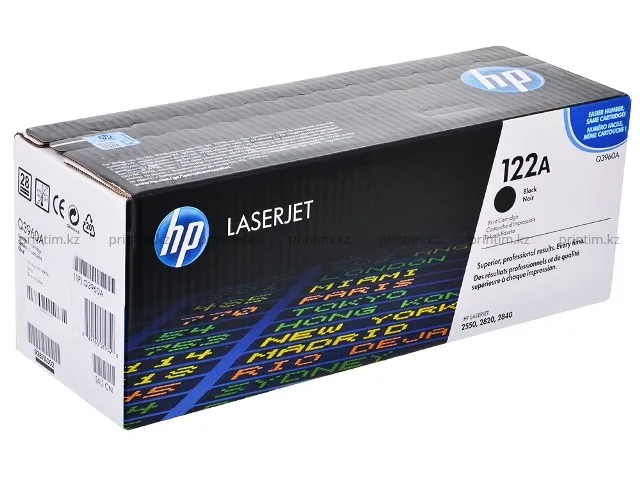 HP 122A (Q3960A) Black Cartridge for HP LaserJet 2840, 2550, 2820, 5000 p.
