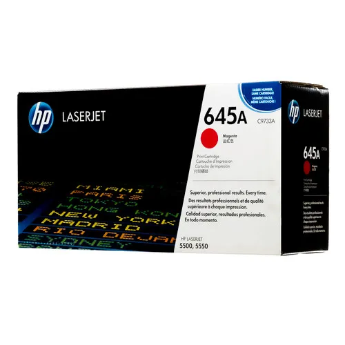 HP 645A (C9733A) Magenta Cartridge for HP LaserJet 5550, 5500, 12000 p.