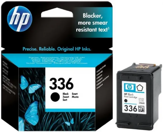 HP 336 (C9362EE) Black Ink Cartridge (5ml) for HP DeskJet 5440/5432/D4160, HP PSC 1510/343/348, HP OfficeJet 6310/6313 210 pages.