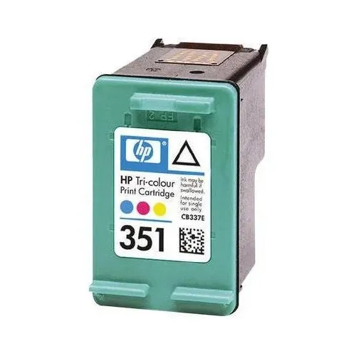 HP 351 (CB337EE) Tri-color Ink Cartridge for HP DESKJET D4260, D4360 OFFICEJETJ5730, J5780, J5785, J4610, J6415, J6424, PHOTOSMART C4205, C4270, C4272, C4280, C4340, C4380, C4390, C4424, C4472, 170 p.