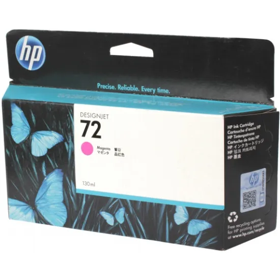HP 72 (C9372A) magenta ink cartridge vivera ink 130ml  for HP DesignJet T1100, HP DesignJet T1120, HP DesignJeT610