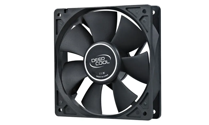 120mm Case Fan - DEEPCOOL ”XFAN 120” Fan, 120x120x25mm, 1300rpm, <25dBa, 44.7CFM, Hydro Bearing, Big 4Pin and 3Pin Molex, Black