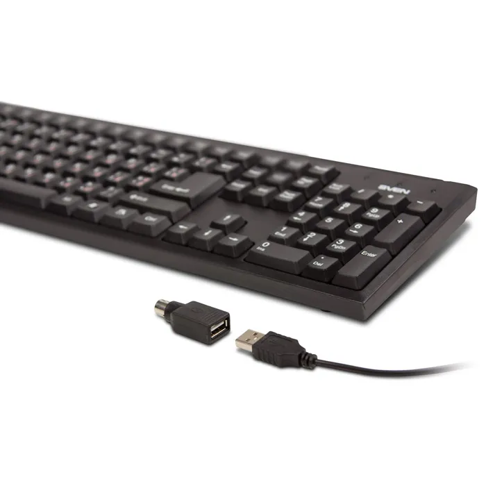 Tastatura SVEN Standard 303 Power / USB+PS/2 / Black