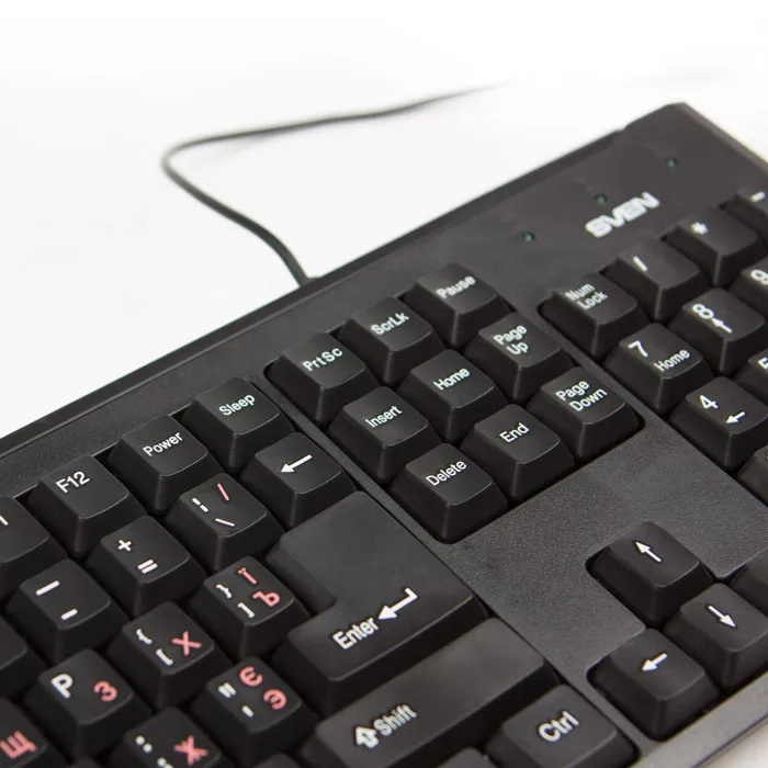 Tastatura SVEN Standard 303 Power / USB+PS/2 / Black