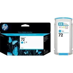 HP 72 (C9371A) cyan ink cartridge viveraink 130ml  for HP DesignJet T1100, HP DesignJet T1120, HP DesignJeT610