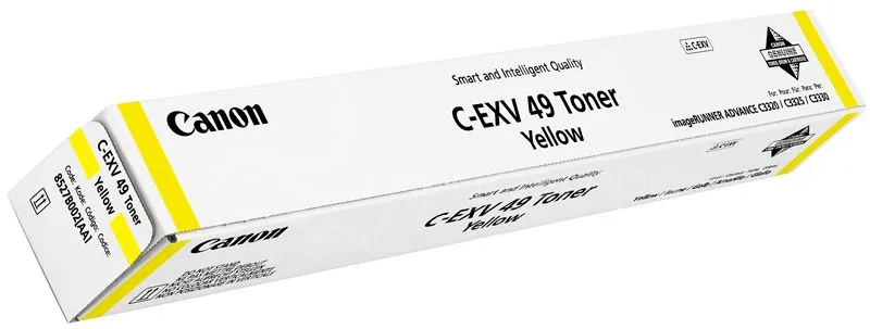 Toner Canon C-EXV49 Yellow, (463g/appr. 19000 pages 10%) for Canon iRC33xx,35xx