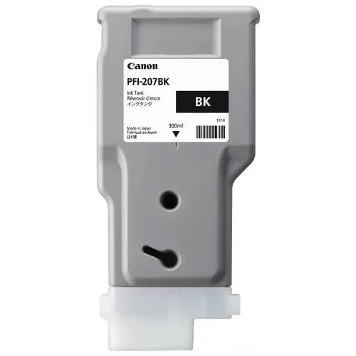 Ink Cartridge Canon PFI-207 Bk, black, 300ml for iPF680,685,780,785