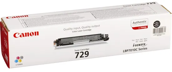 Laser Cartridge Canon 729 B (4370B002), black (1200 pages) for LBP-7010C/7018C