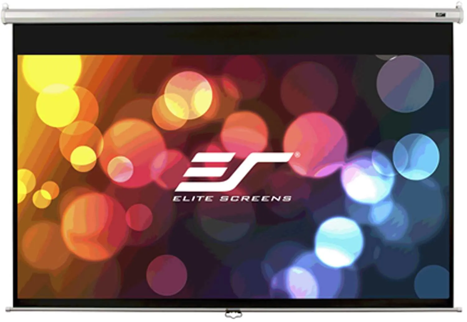 Elite Screens 128"(16:10) 275x172cm Manual Pull Down Screen, White