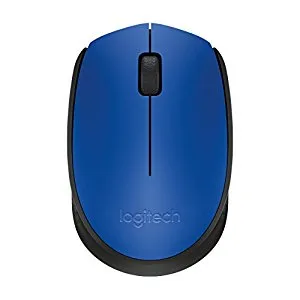 Logitech Wireless Mouse M171 Blue, Optical Mouse for Notebooks, Nano receiver,  Blue, Retail