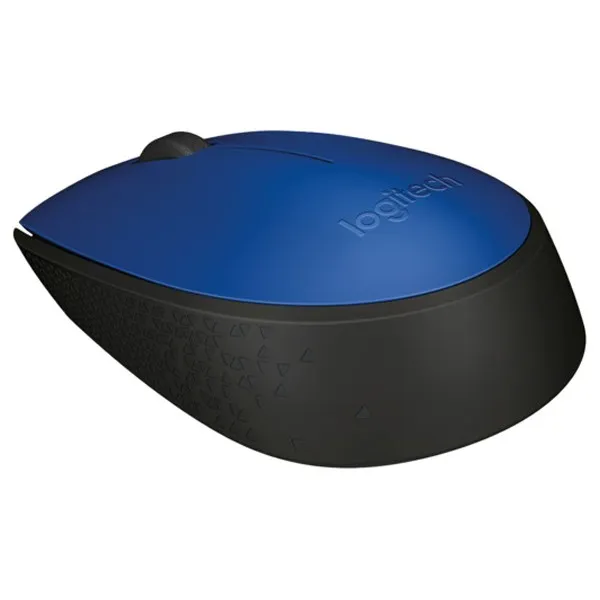Logitech Wireless Mouse M171 Blue, Optical Mouse for Notebooks, Nano receiver,  Blue, Retail