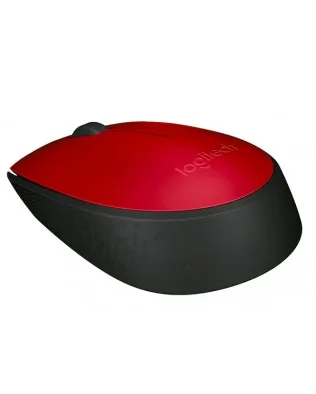 Mouse Wireless Logitech M171 / Optical  / Nano receiver / Red