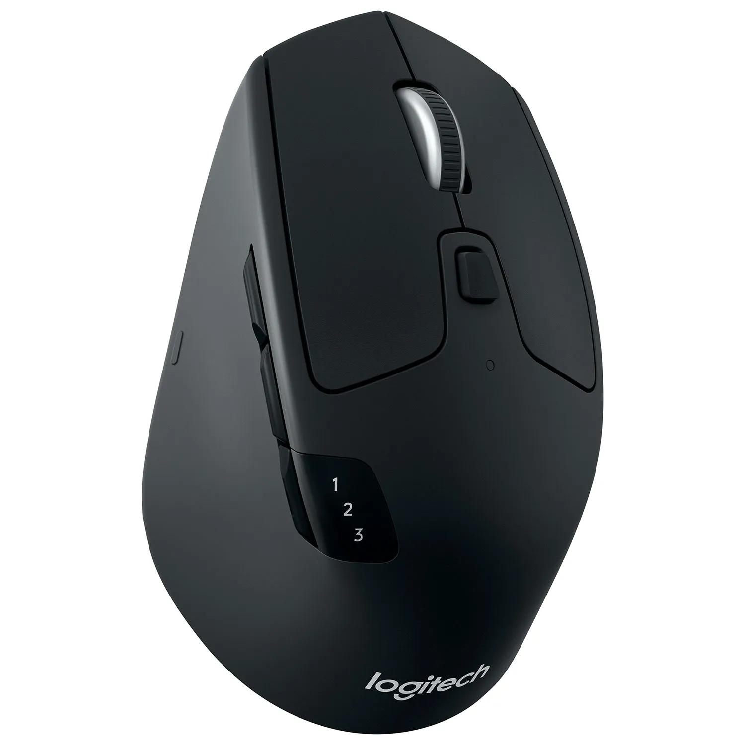 Logitech Wireless Mouse M720 Triathlon, Black, Optical Mouse, Multi-device, Hyper-fast scrolling, Switching seamlessly between 3 computers, Bluetooth Smart and 2.4GHz wireless connection, Black/White, Retail