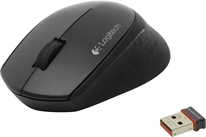 Logitech Wireless Mouse M280 Black, Optical Mouse, Nano receiver,  Retail