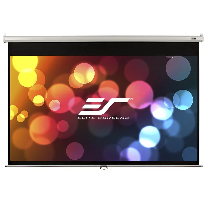 Elite Screens 135” (16:9) 299 x 168 cm, Manual Pull Down Screen, White