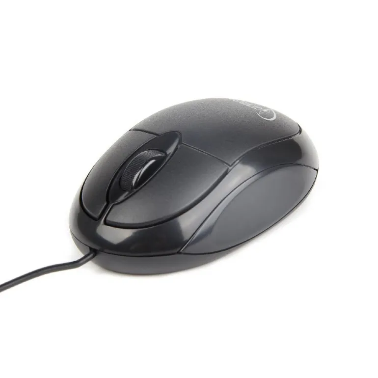 Gembird MUS-U-01, Optical Mouse, 1000dpi, USB, Cable length: 1.25 m, Black