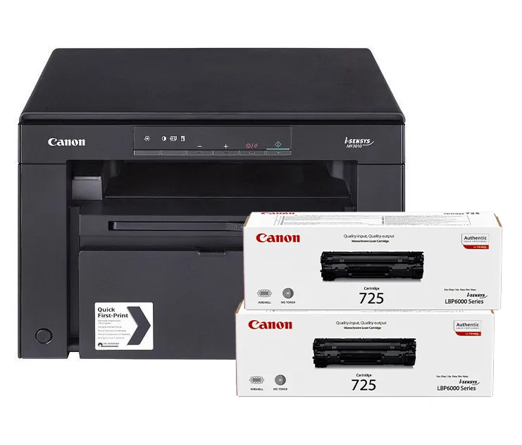 MFD Canon  i-Sensys MF3010 + Kit (CRG725 x 2pcs) / A4 / Black