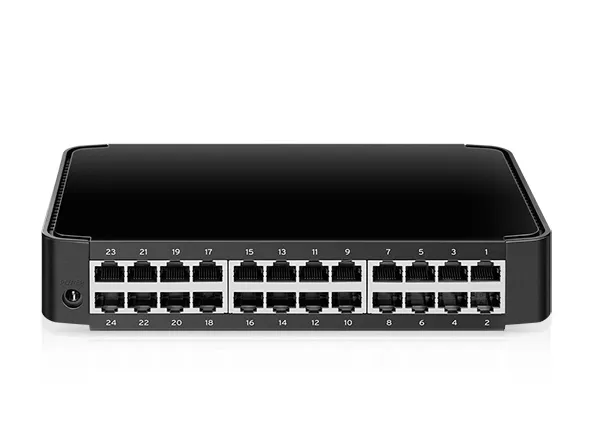 TP-LINK TL-SF1024M  24-port Desktop Switch, 24 10/100M RJ45 ports, Green Ethernet, plastic case