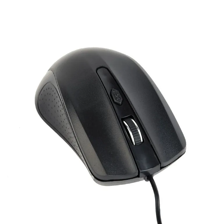 Gembird MUS-4B-01, Optical Mouse, 1200dpi, USB, 1.35 m cable, Black
