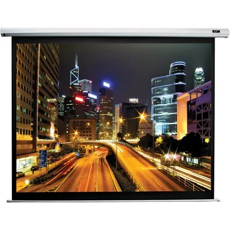 Elite Screens 125” (16:9) 277 x 156 cm, Electric Projection Screen, Spectrum Series with IR/Low Voltage 3-way wall box, Black