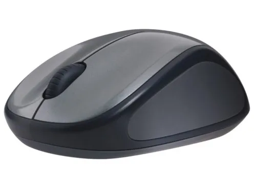 Logitech Wireless Mouse M235 Silver, Optical Mouse, Nano receiver, Silver/Black, Retail