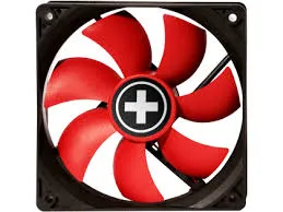 80mm Case Fan - XILENCE XPF80.R.PWM Fan, Performance C, 80x80x25mm, 800-1800 rpm, < 20dBa, 21.8CFM, hydro bearing, 4Pin with PWM, Black/Red