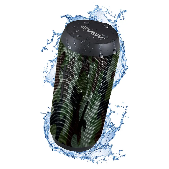 Boxa portabila SVEN PS-210, Camouflage / 12W / Bluetooth / FM / USB / microSD / 1500mA*h