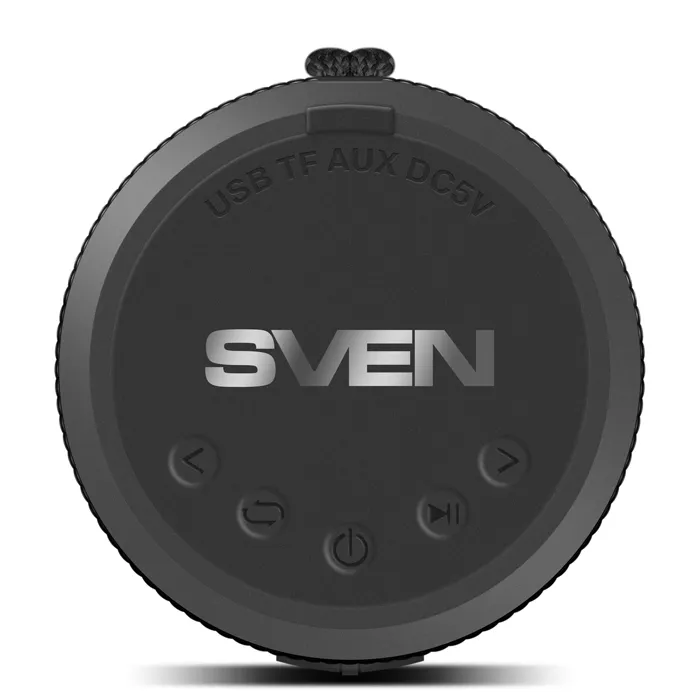 Boxa portabila SVEN PS-210, Black / 12W / Bluetooth / FM / USB / microSD / 1500mA*h