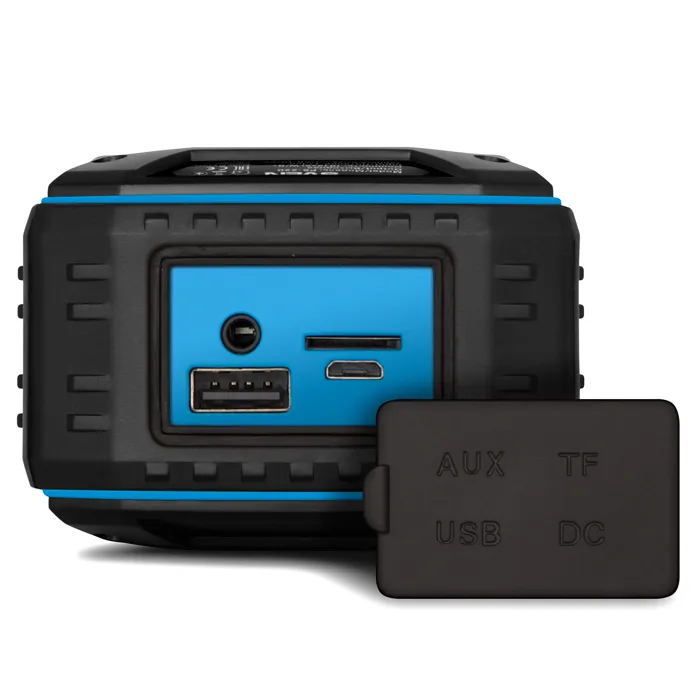 Boxa portabila SVEN PS-220, Black-Blue / 10W / Bluetooth / FM / USB / microSD / 1200mA*h