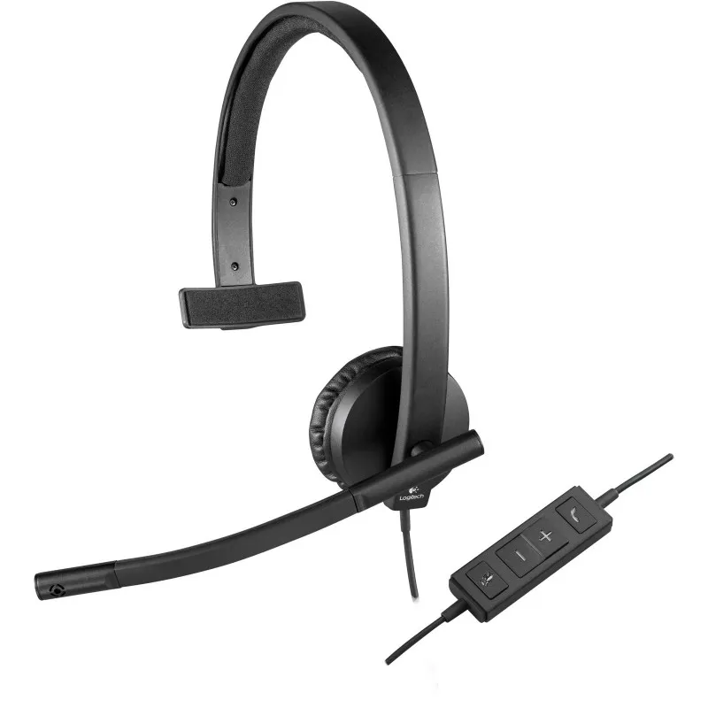 Casti Logitech H570e / Mono / Black
