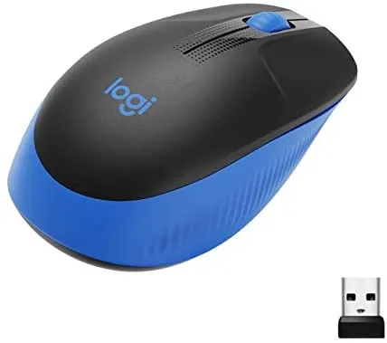 Logitech Wireless Mouse M190 Full-size - BLUE - 2.4GHZ - EMEA - M190