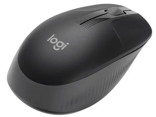 Logitech Wireless Mouse M190 Full-size - MID GREY - 2.4GHZ - EMEA - M190