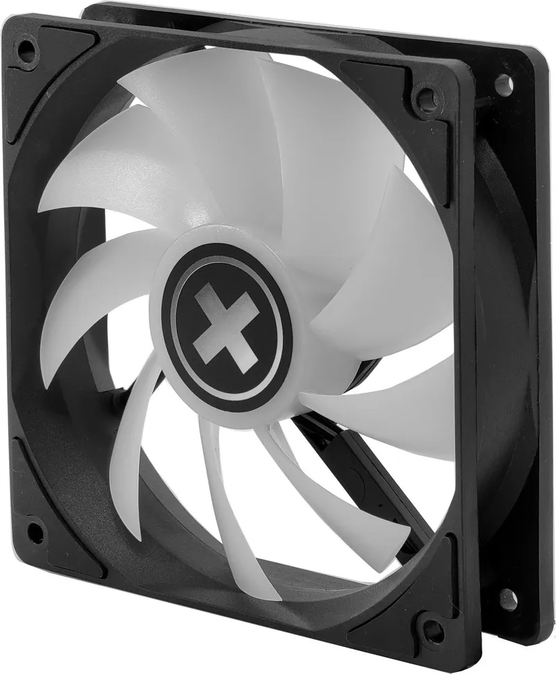 120mm Case Fan - XILENCE Performance A+ Series ”XPF120.ARGB” ARGB LED Fan: 120x120x25mm, 500~1500rpm, <18~32.5dBa, 70CFM, PWM, hydro bearing, 4 pin + ARGB 3 Pin M/B, Black