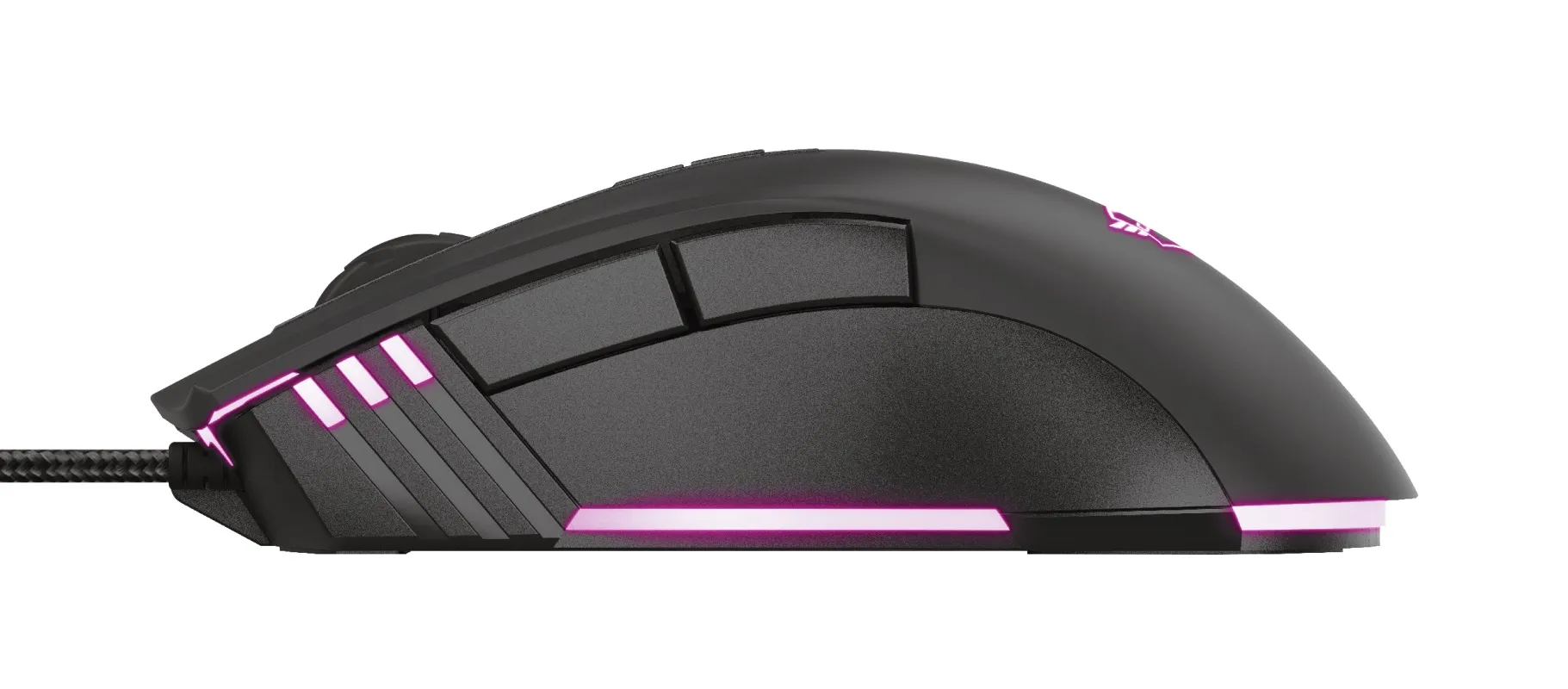 Trust GXT 121 Zeebo,1200 - 3200 dpi, adjustable LED lighting, 7 Programmable button, 1,8 m USB, Black