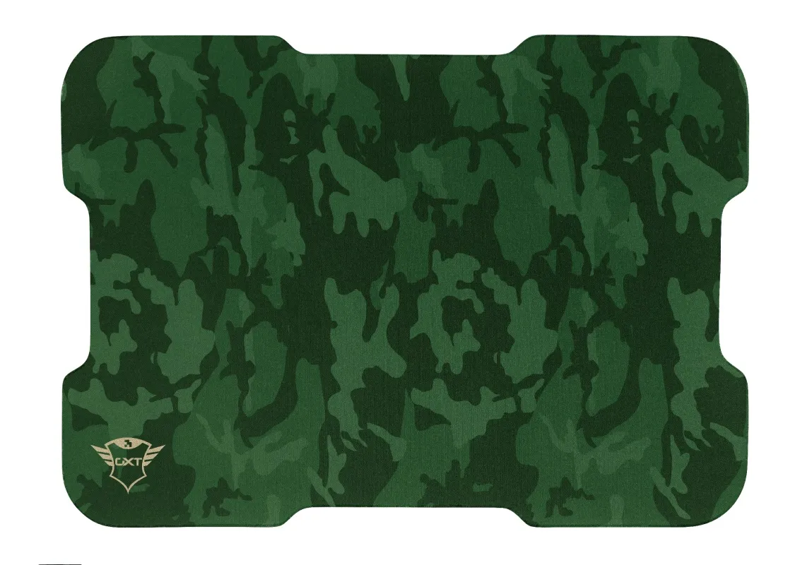 Trust Gaming GXT 781 Rixa Camo Mouse & Mouse Pad, 800 - 3200 dpi, 6 Responsive buttons, LED illumination with breathing effect in 4 colours, 1,8 m USB, Camouflage