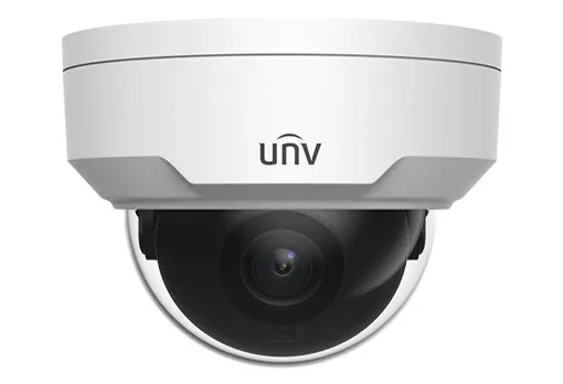 UNV IPC323LR3-VSPF28-F, Easy DOME 3Mp, 1/2.7” CMOS, Fixed lens 2.8mm, IR up to 30m, ICR,2304x1296:20fps, Ultra 265/H.264/MJPEG, Dual stream, DWDR,  IP67&IK10, HLC, car-grade LED, 2-Axis, DC12V/PoE