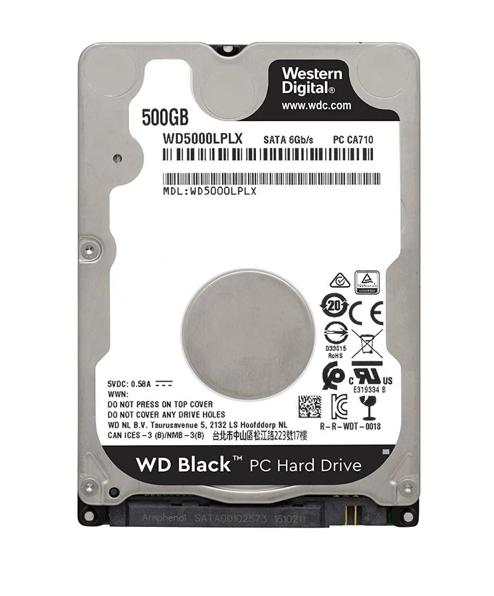 2.5" HDD Western Digital WD5000LPLX, Black / 500GB  / 7200rpm / 32MB