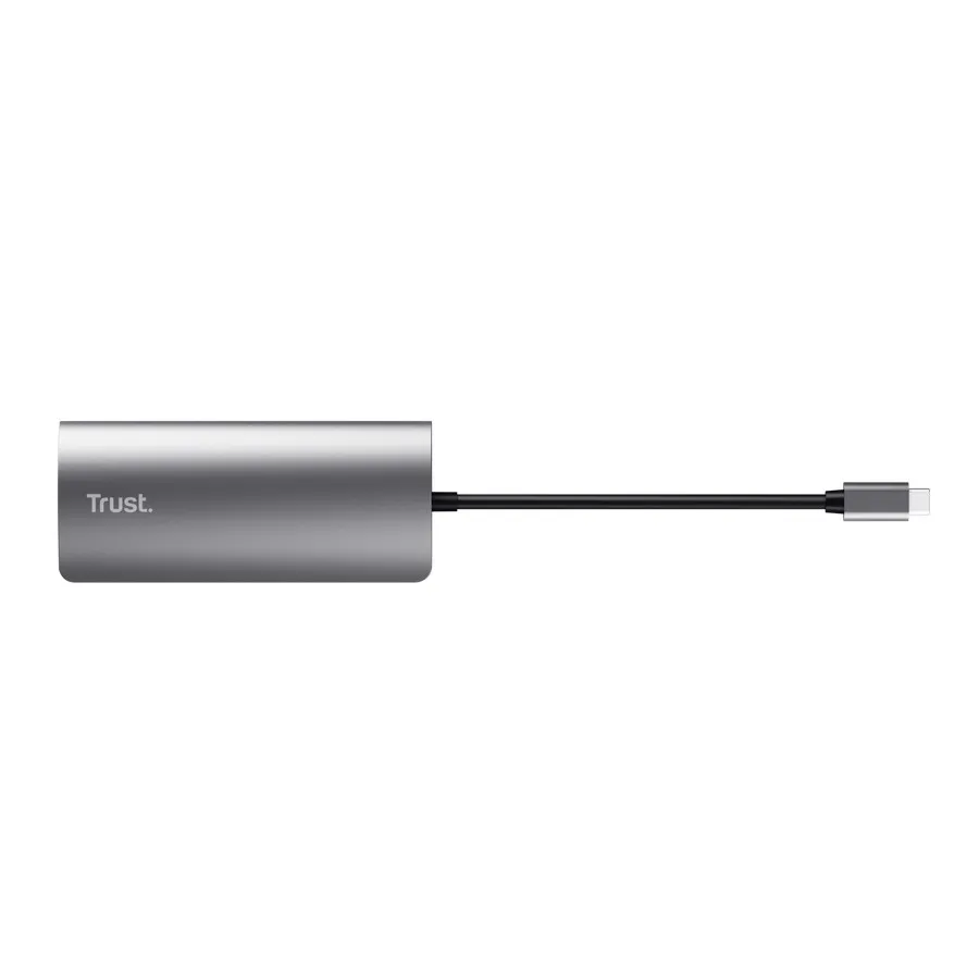 Adaptor Multiport Trust Dalyx/ USB-C/ 1xUSB-C/ 2xUSB-A/ HDMI/ RJ45/ SD/ microSD
