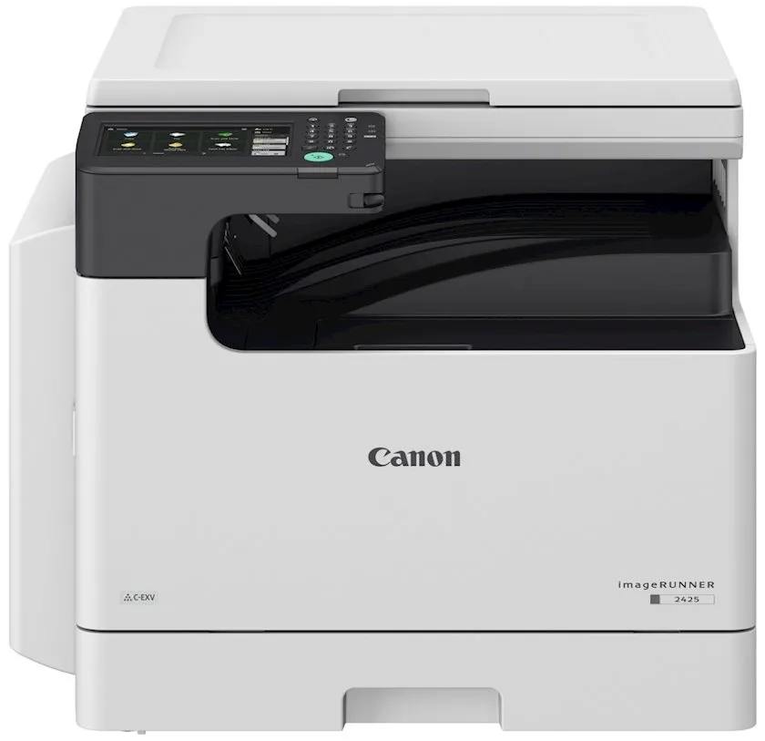 MFP A3 Canon iR2425i Mono Copier/Net Printer/Scan, DADF 50p, WLAN, A3/12, 4/25ppm, 600x600dpi, scan 600x600dpi, 25–400%, 60-157g/m2, 2Gb, 330 page, Dual Core 1 Hhz, Set : Drum C-EXV42_66k pag, Not in Set: Toner C-EXV 60