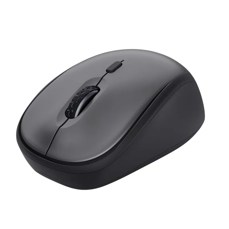 Wireless Silent Mouse Trust Yvi + Eco / 8m 2.4GHz Micro receiver / 1600dpi / Black