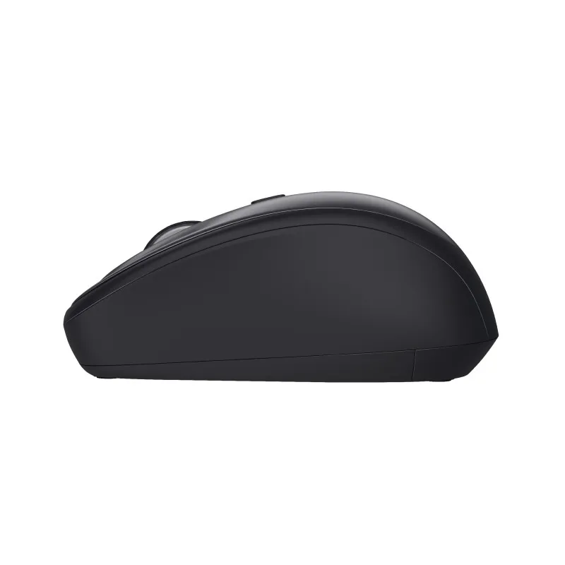 Wireless Silent Mouse Trust Yvi + Eco / 8m 2.4GHz Micro receiver / 1600dpi / Black