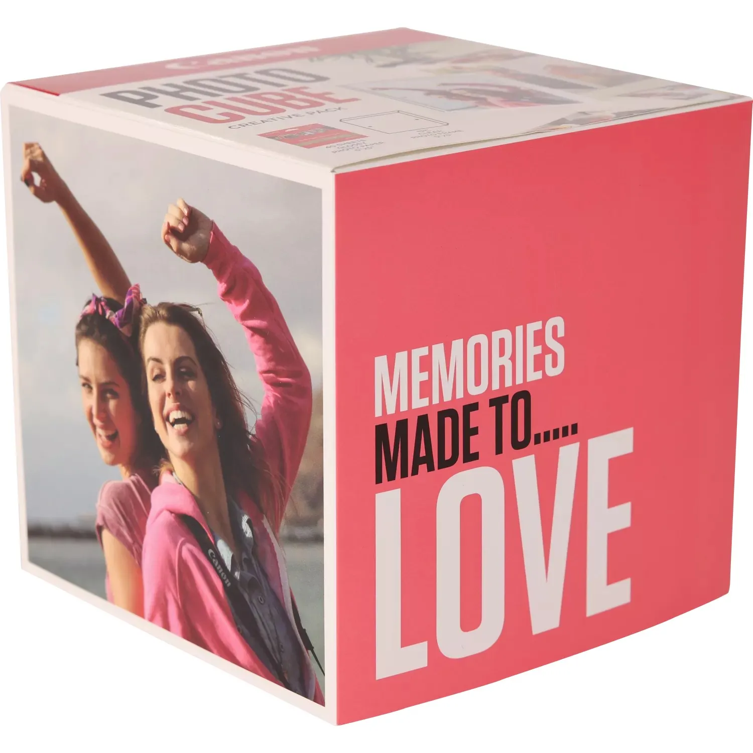 Cub foto si rama Canon Photo Cube Creative Pack - PP-201 5x5” Hartie Foto Plus Glossy II (40 file) + Rama Foto
