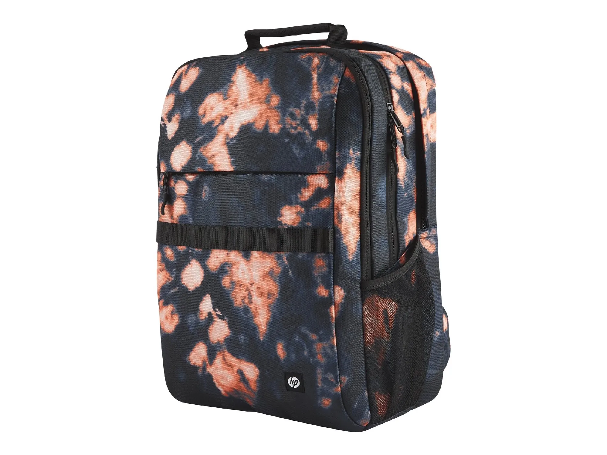 16.1” NB Backpack - HP Campus XL Tie Dye Backpack - Extra-Padded Floating Laptop Pocket, a Double-Coil, Lockable Zipper, Rain-repellant Material.